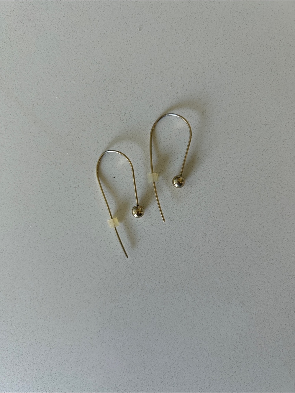 Minimal Gold Ball Drop Earrings - Women Jewelry